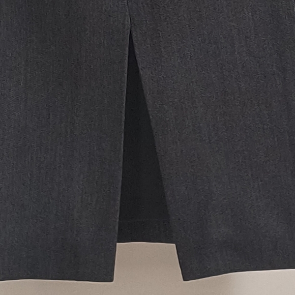Kenneth Cole New York Women's 10 Dark Grey Pencil Skirt - Picture 3 of 6